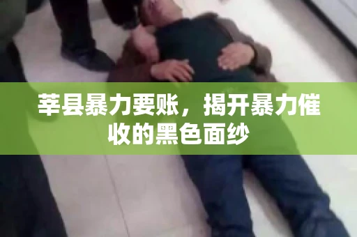 莘县暴力要账，揭开暴力催收的黑色面纱