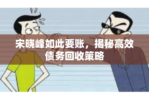 宋晓峰如此要账,揭秘高效债务回收策略 宋晓峰如此要账,揭秘高效债务回收策略