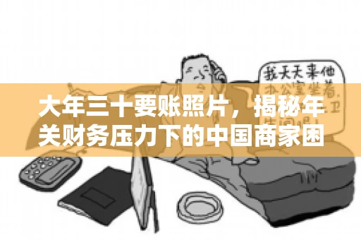 大年三十要账照片，揭秘年关财务压力下的中国商家困境