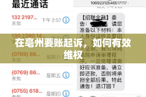 在亳州要账起诉，如何有效维权